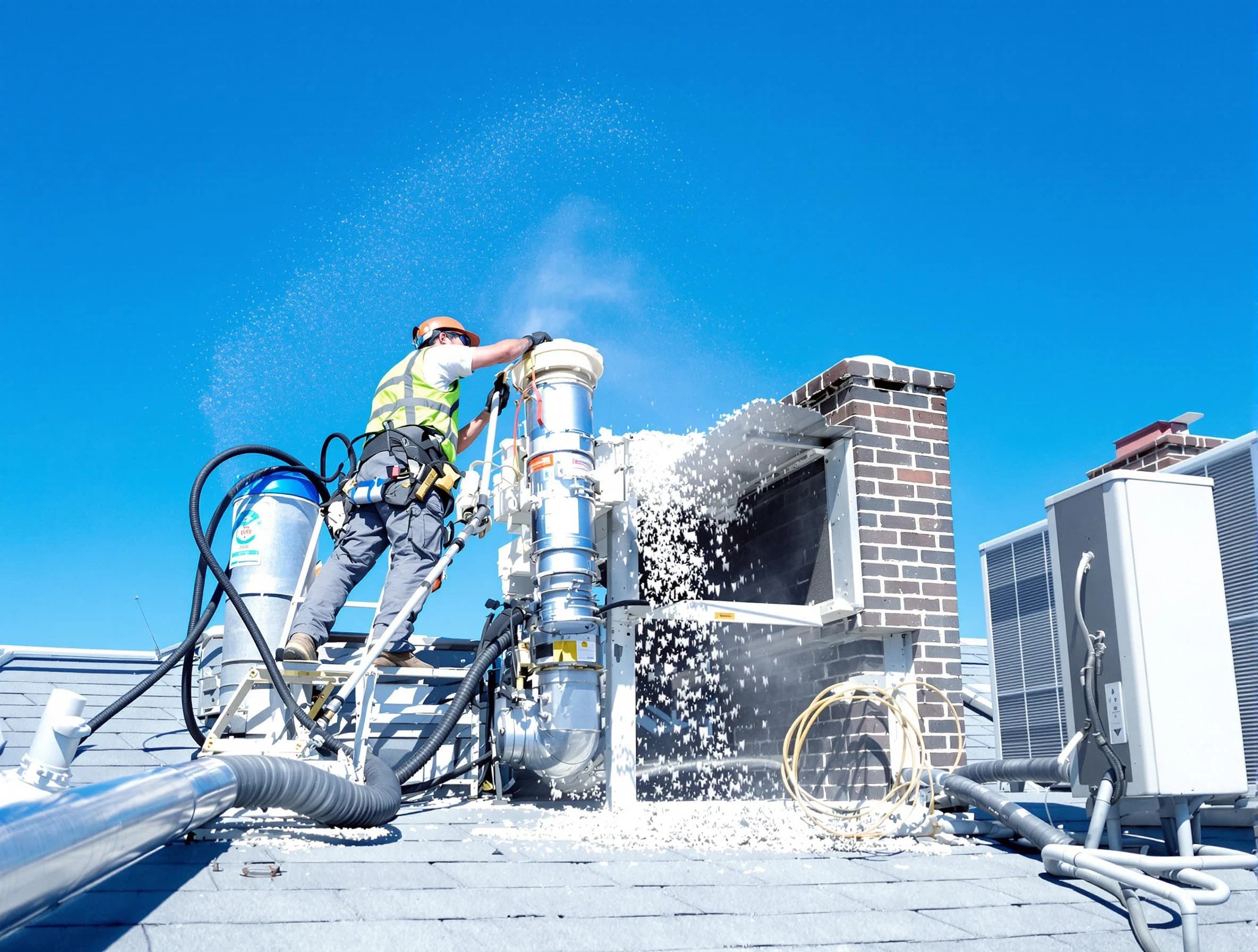 Expert roof dryer vent cleaning by Lawrence Dryer Vent Cleaning in Lawrence