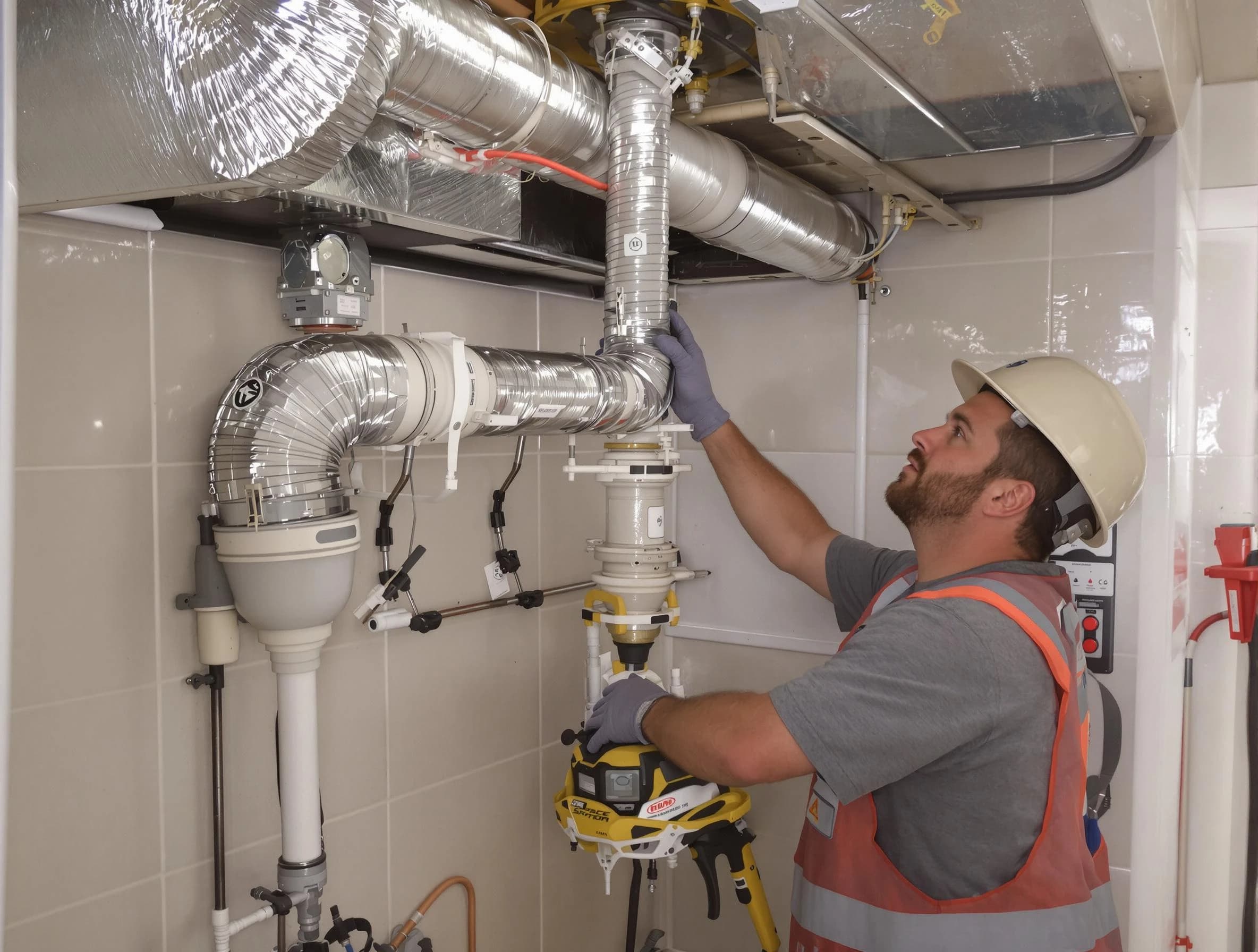 Lawrence Dryer Vent Cleaning expert performing professional dryer vent repair and installation in Lawrence