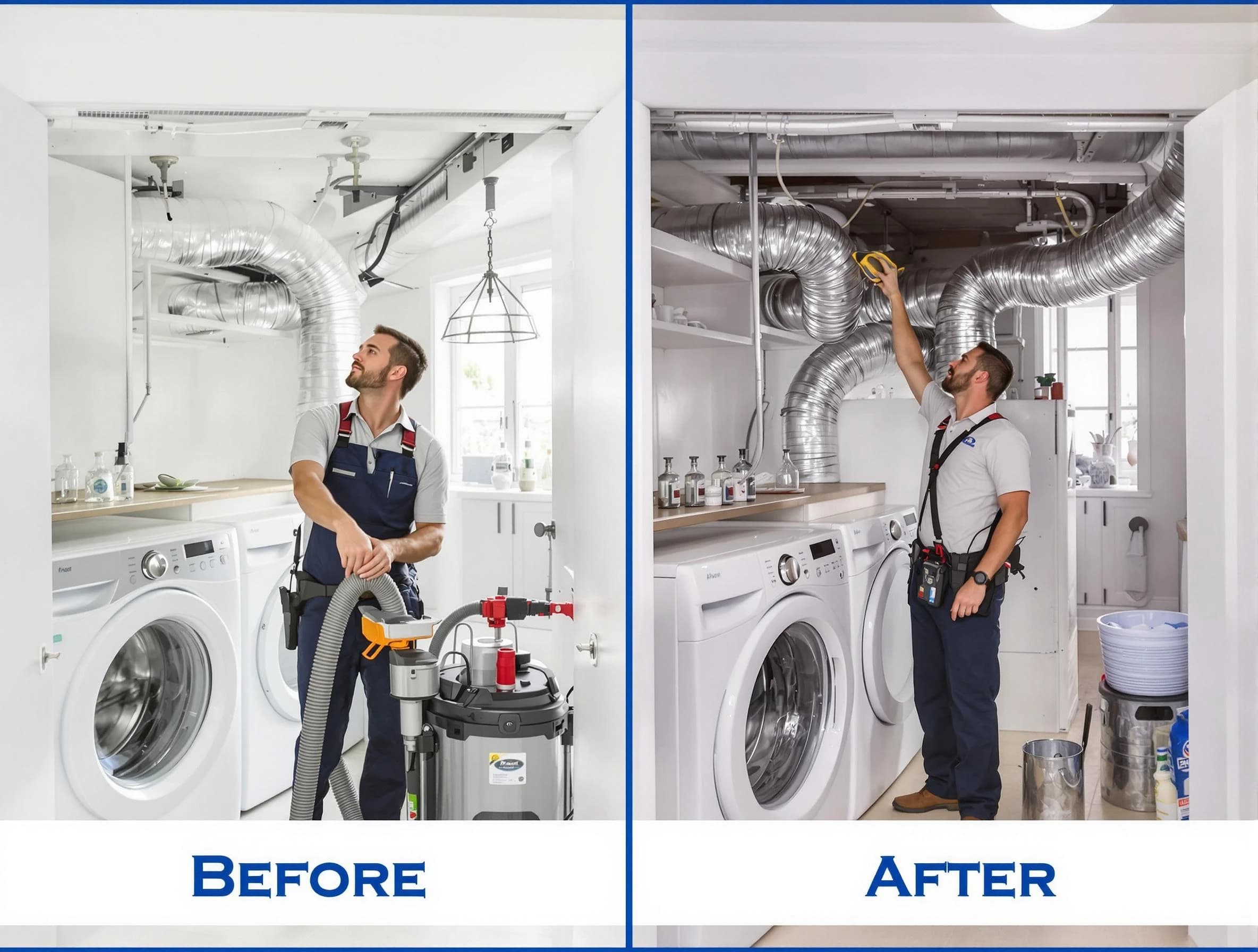 Expert gas dryer vent cleaning by Lawrence Dryer Vent Cleaning in Lawrence