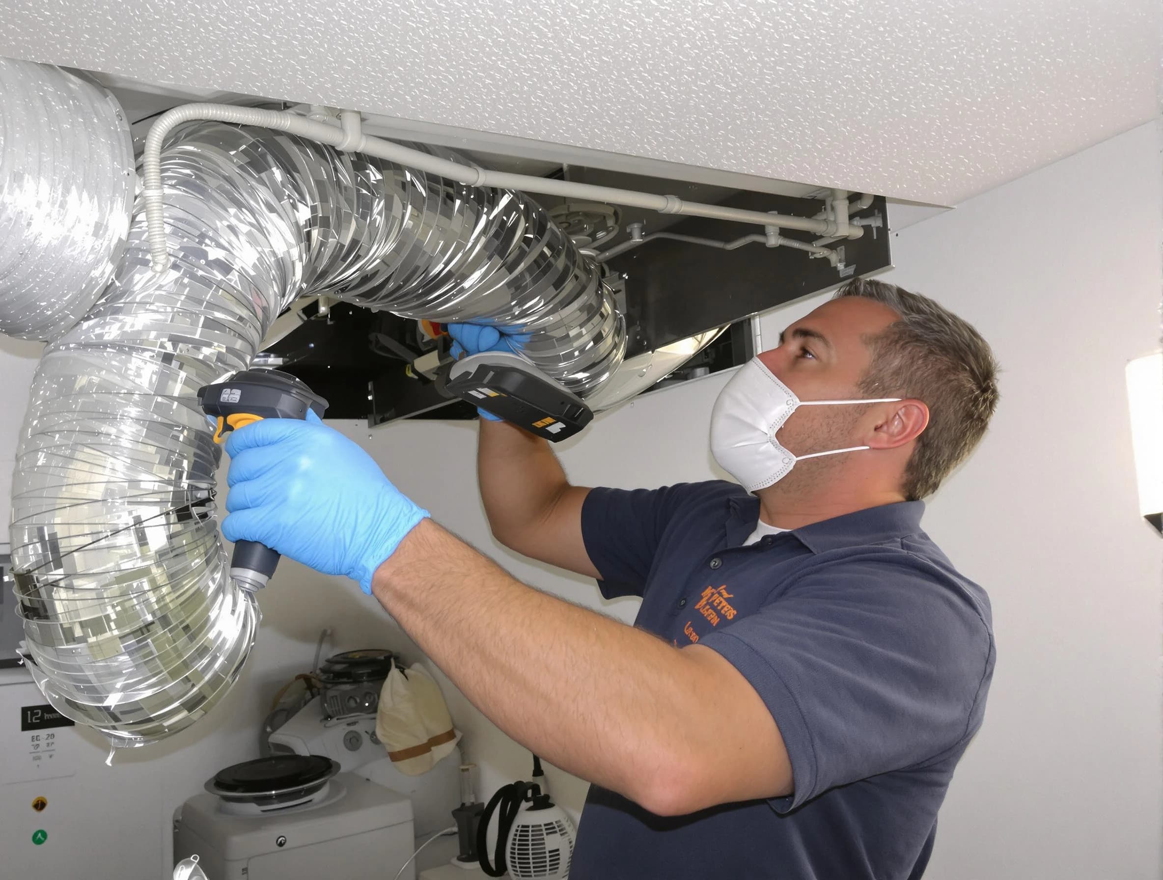 Lawrence Dryer Vent Cleaning professional performing thorough residential dryer vent cleaning in Lawrence