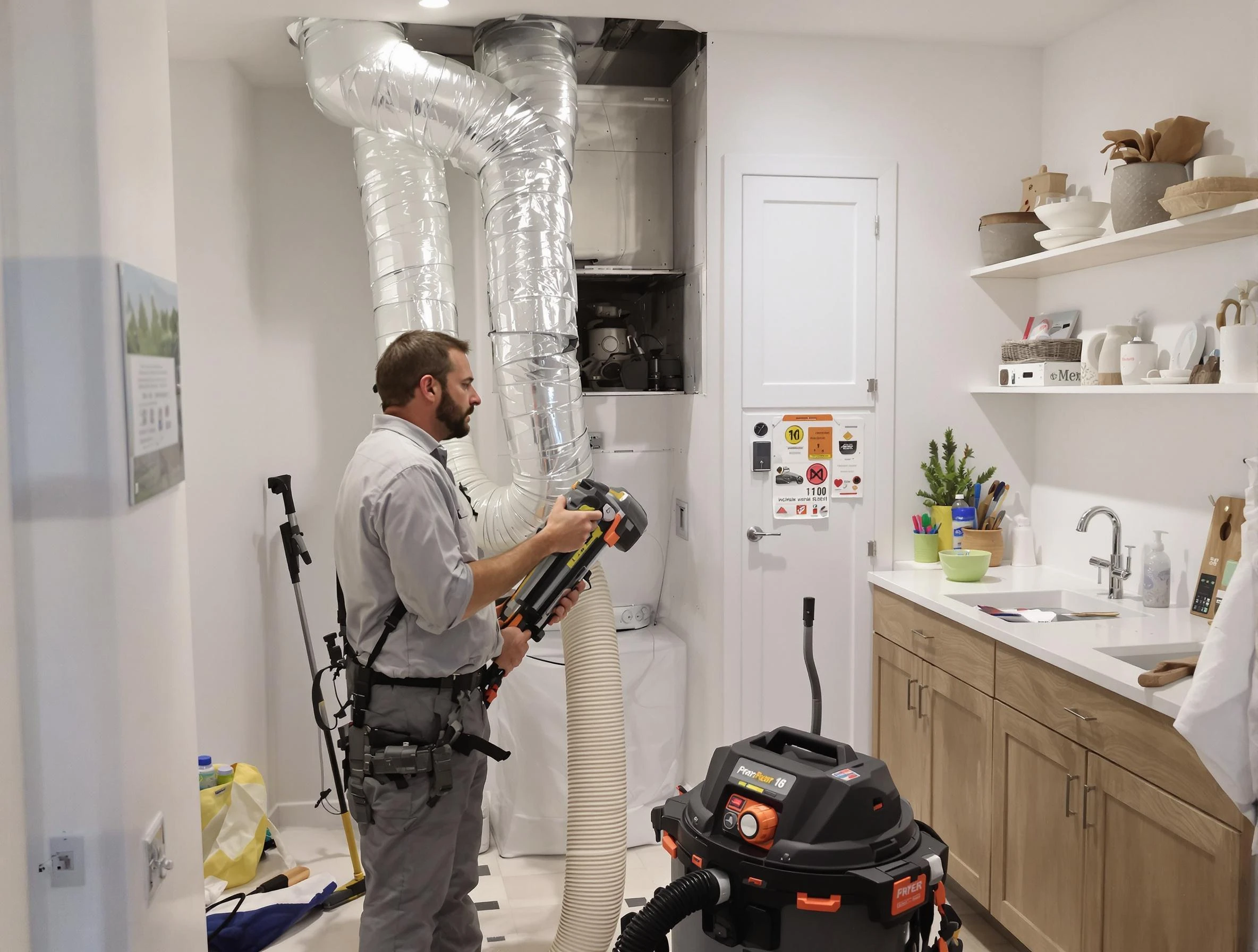 Clogged Dryer Vent Cleaning in Lawrence
