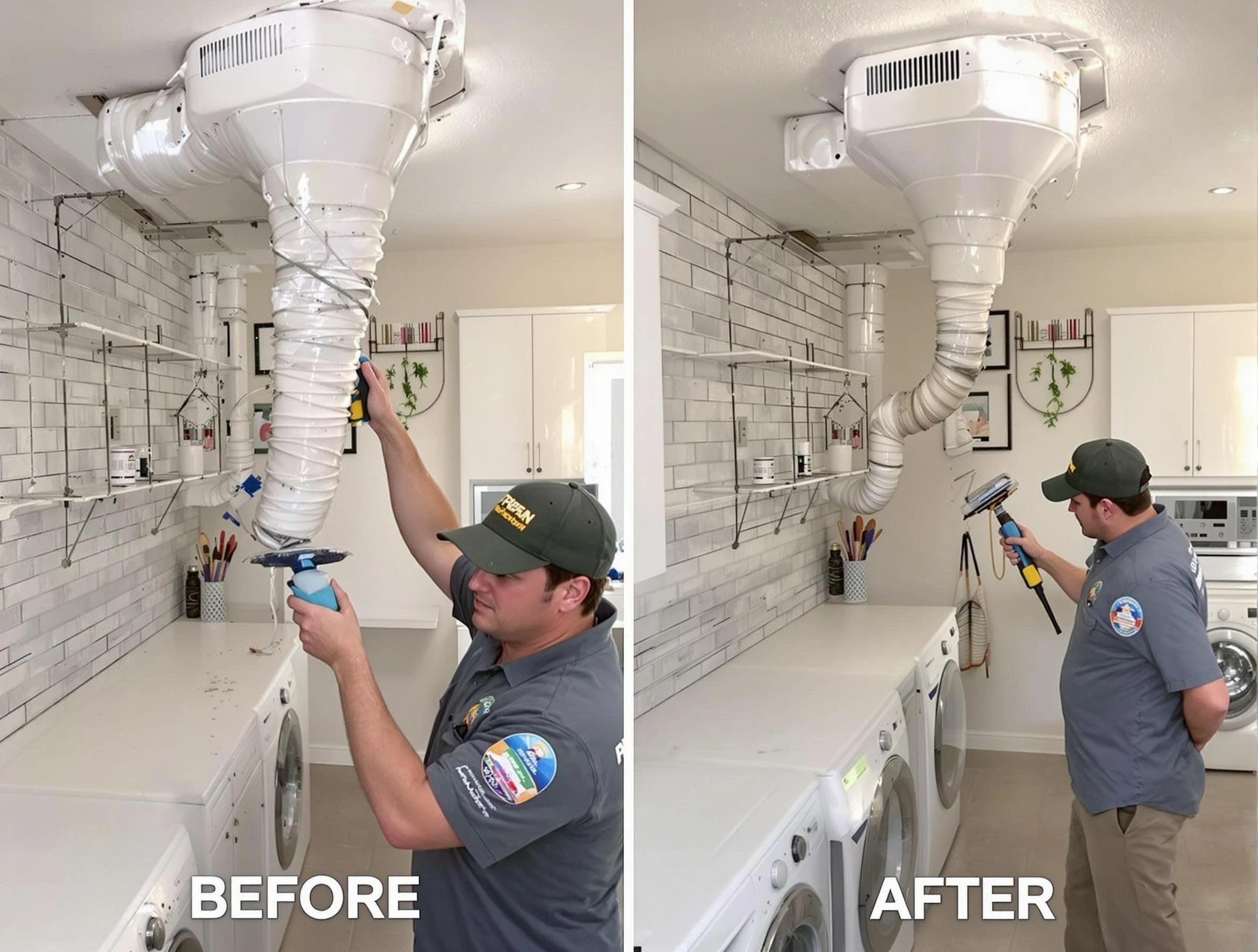 Professional dryer exhaust vent cleaning by Lawrence Dryer Vent Cleaning in Lawrence