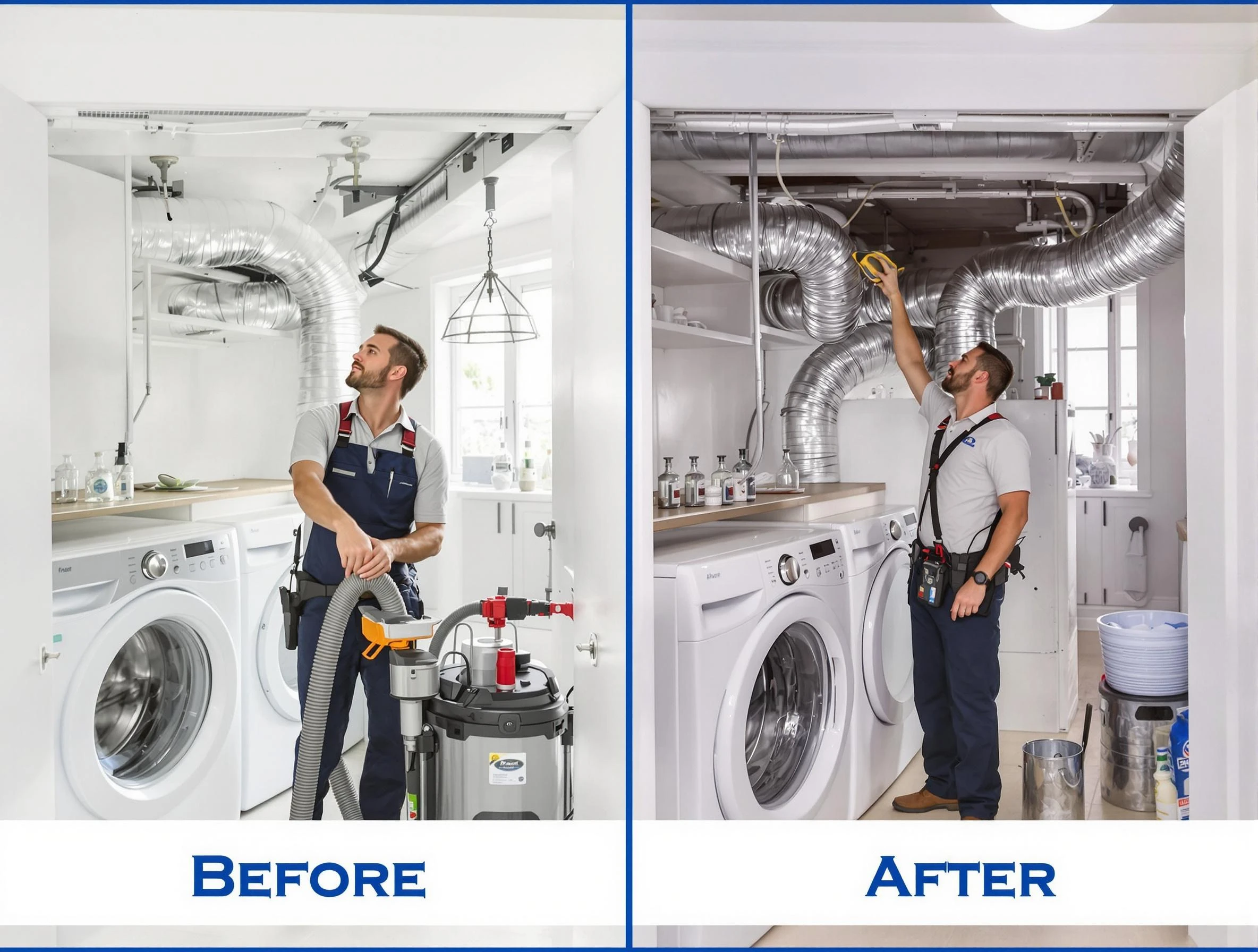 Expert gas dryer vent cleaning by Lawrence Dryer Vent Cleaning in Lawrence